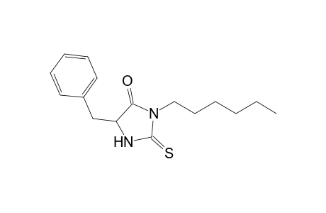 3-n-Hexyl-5-benzyl-4-oxo-2-thioxoimidazolidine