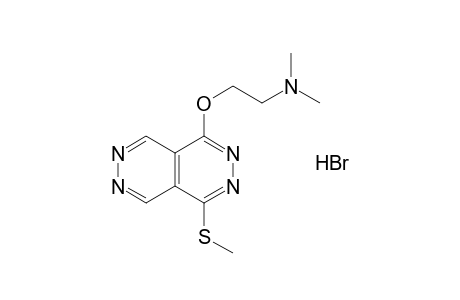 1-[2-(dimethylamino)ethoxy]-4-(methylthio)pyridazino[4,5-d]pyridazine, hydrobromide