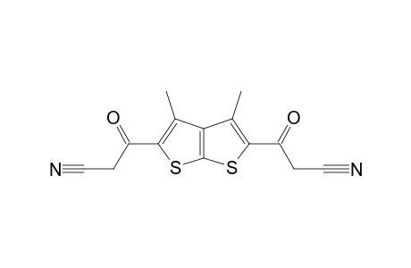 3-[3,4-DIMETHYL-5-(3-NITRILOPROPANOYL)-THIENO-[2,3-B]-THIOPHEN-2-YL]-3-OXOPROPANENITRILE