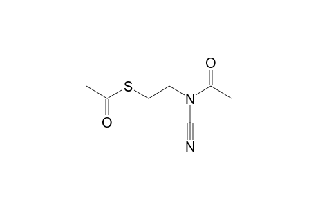 ethanethioic acid S-[2-(acetyl-cyano-amino)ethyl] ester