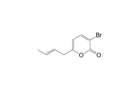 3-Bromo-6(Z/E)-2'-butenyl]-2(2H)-pyranone