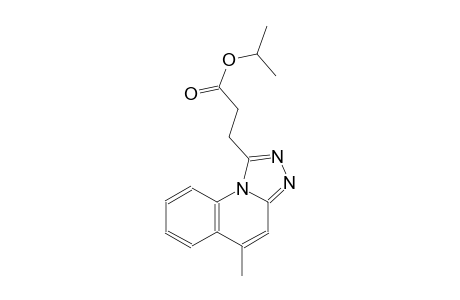 [1,2,4]triazolo[4,3-a]quinoline-1-propanoic acid, 5-methyl-, 1-methylethyl ester