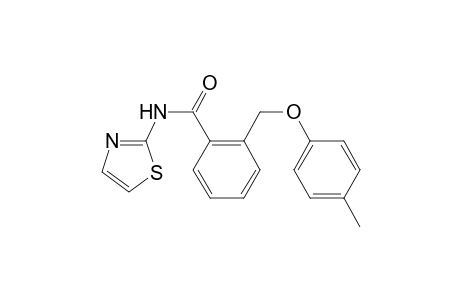 2-[(4-methylphenoxy)methyl]-N-(1,3-thiazol-2-yl)benzamide