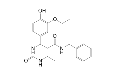 N-benzyl-4-(3-ethoxy-4-hydroxyphenyl)-6-methyl-2-oxo-1,2,3,4-tetrahydro-5-pyrimidinecarboxamide