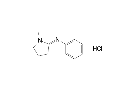1-methyl-2-(phenylimino)pyrrolidine, hydrochloride