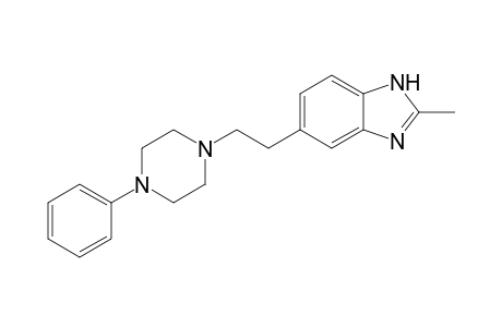 2-methyl-6-[2-(4-phenyl-1-piperazinyl)ethyl]-1H-benzimidazole