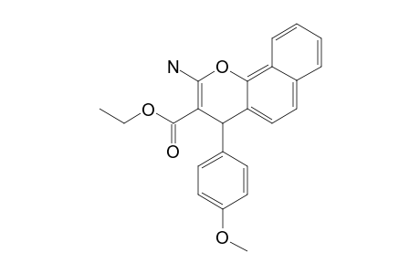 2-AMINO-3-ETHOXYCARBONYL-4-(PARA-METHOXYPHENYL)-4H-NAPHTHO-[1.2-B]-PYRAN