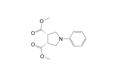 3,4-Pyrrolidinedicarboxylic acid, 1-phenyl-, dimethyl ester, cis-