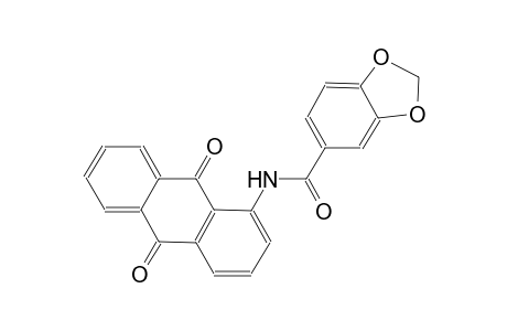 N-(9,10-dioxo-9,10-dihydro-1-anthracenyl)-1,3-benzodioxole-5-carboxamide