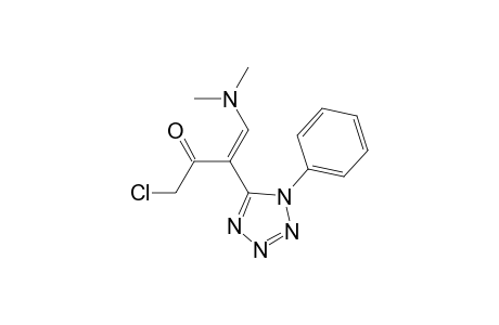 (Z)-1-chloranyl-4-(dimethylamino)-3-(1-phenyl-1,2,3,4-tetrazol-5-yl)but-3-en-2-one