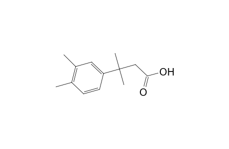 Benzenepropanoic acid, .beta.,.beta.,3,4-tetramethyl-