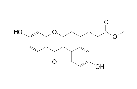 5-[7-hydroxy-3-(4-hydroxyphenyl)-4-keto-chromen-2-yl]valeric acid methyl ester