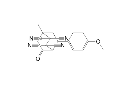 5-(4-Methoxy-phenyl)-1-methyl-8-oxo-bicyclo[2.2.2]octane-2,2,3,3-tetracarbonitrile