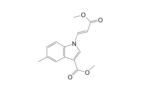 1-[(E)-3-keto-3-methoxy-prop-1-enyl]-5-methyl-indole-3-carboxylic acid methyl ester