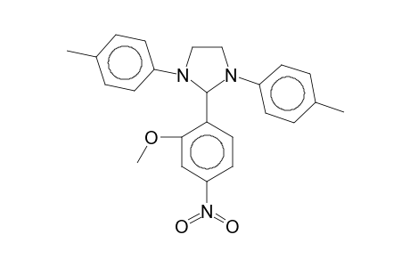 2-(2-METHOXY-5-NITROPHENYL)-1,3-BIS(p-TOLYL)IMIDAZOLIDINE