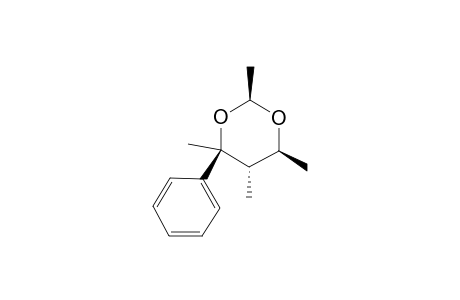 (2S,4S,5S,6S)-2,4,5,6-Tetramethyl-4-phenyl-[1,3]-dioxane