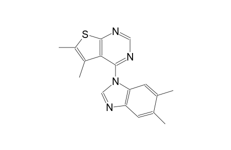 thieno[2,3-d]pyrimidine, 4-(5,6-dimethyl-1H-benzimidazol-1-yl)-5,6-dimethyl-