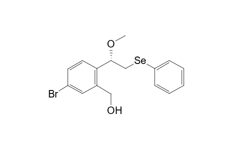[5-Bromo-2-[(1S)-1-methoxy-2-(phenylselanyl)ethyl]phenyl]-methanol