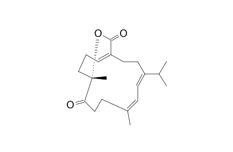 (4Z,12Z,14E)-sarcophytolide