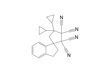 5',5'-dicyclopropylspiro[1,2-dihydroindene-3,3'-cyclopentane]-1',1',2',2'-tetracarbonitrile