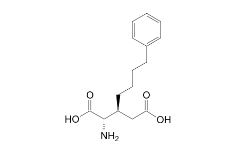 (2S)-Amino-(3S)-(3'-phenylbutyl)pentanedioic acid