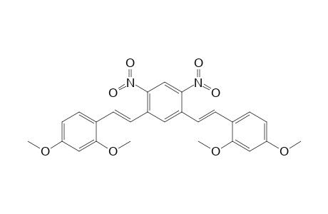1,5-bis[(E)-2-(2,4-dimethoxyphenyl)ethenyl]-2,4-dinitro-benzene