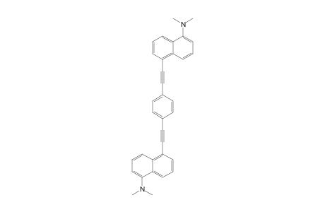 1,4-Di[(5-{N,N-dimethylamino}-1-naphthyl)ethynyl]benzene