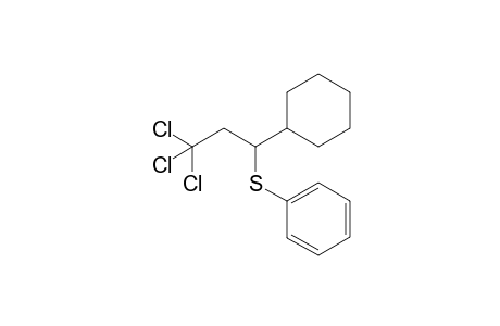 Phenyl(3,3,3-trichloro-1-cyclohexylpropyl)sulfane
