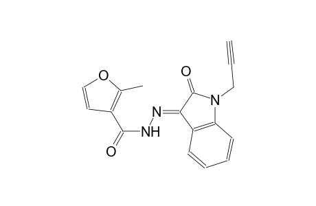 2-methyl-N'-[(3E)-2-oxo-1-(2-propynyl)-1,2-dihydro-3H-indol-3-ylidene]-3-furohydrazide