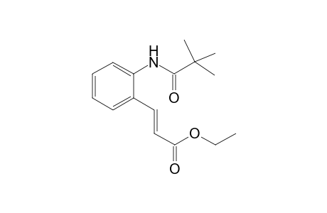 (E)-Ethyl 3-(2-pivalamidophenyl)acrylate
