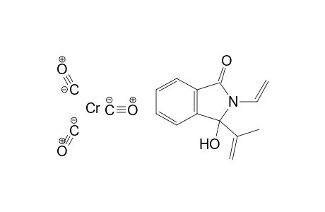 rac-Tricarbonyl[endo-3-hydroxy-exo-3-(1-methylethenyl)-N-vinylisoindolin-1-one]chromium(0)