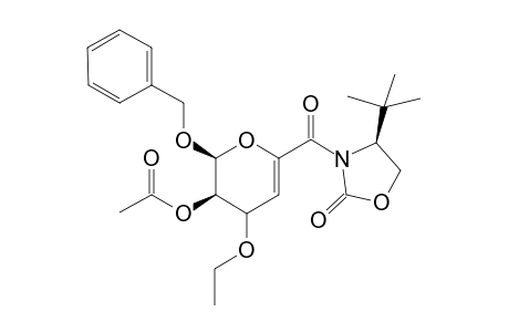 exo-(2S/R,3R/S,4S/R,4'S)-3-Acetoxy-2-benzyloxy-4-ethoxy-6-(carbonyl-4'-tert-butyloxazolodin-2'-one)-3,4-dihydro-2H-pyran