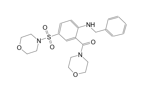 N-benzyl-2-(4-morpholinylcarbonyl)-4-(4-morpholinylsulfonyl)aniline