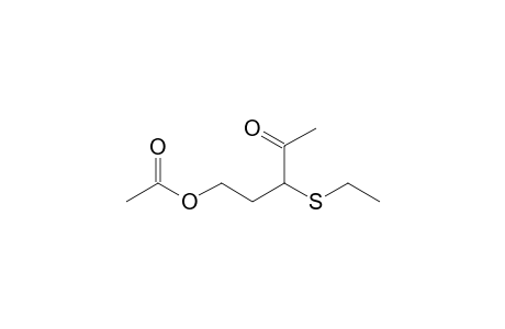 (3-ethylsulfanyl-4-oxidanylidene-pentyl) ethanoate