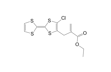 Ethyl 2-((5-chloro-Tetrathiafulvalene-4-yl)methyl)acrylate