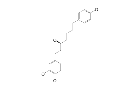 (3S)-1-(3,4-DIHYDROXYPHENYL)-7-(4-HYDROXYPHENYL)-HEPTAN-3-OL