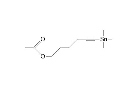 6-Trimethylstannyl-5-hexyn-1-yl acetate