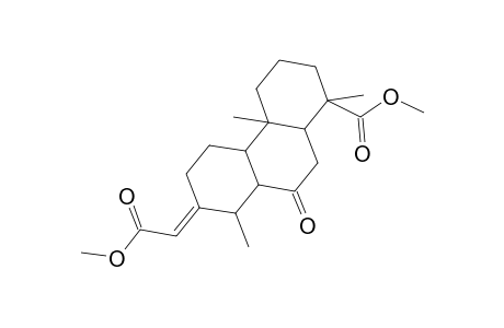 1-Phenanthrenecarboxylic acid, tetradecahydro-7-(2-methoxy-2-oxoethylidene)-1,4a,8-trimethyl-9-oxo-, methyl ester, [1S-(1.alpha.,4a.alpha.,4b.beta.,8.beta.,8a.alpha.,10a.beta.)]-