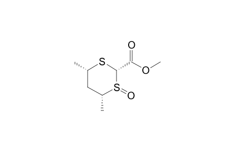 r-2-Carbomethoxy-cis-4,cis-6-dimethyl-1,3-dithiane trans-oxide