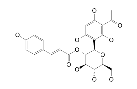 2,4,6-TRIHYDROXYACETOPHENONE-3-C-BETA-(2'-O-E-COUMAROYL)-GLUCOPYRANOSIDE
