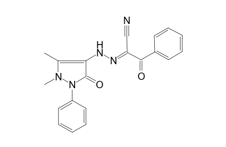 2-[(1,5-dimethyl-3-oxo-2-phenyl-2,3-dihydro-1H-pyrazol-4-yl)-hydrazono]-3-oxo-3-phenyl-propionitrile