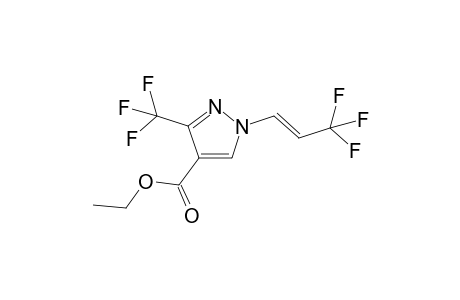 Ethyl (E)-3-(trifluoromethyl)-1-(3,3,3-trifluoroprop-1-en-1-yl)-1H-pyrazole-4-carboxylate