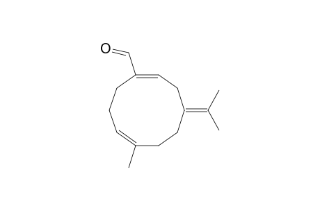 (E,E)-7-Methyl-4-(1-methylethylidene)-1,7-cyclodecadienecarboxaldehyde