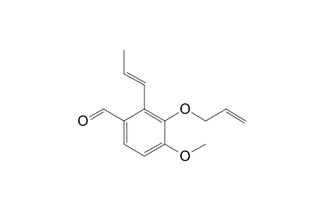 3-Allyloxy-4-methoxy-2-(prop-1-enyl)benzaldehyde