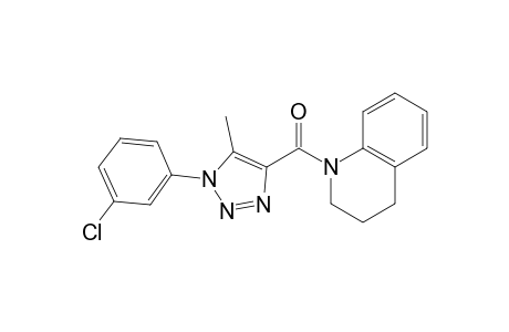 quinoline, 1-[[1-(3-chlorophenyl)-5-methyl-1H-1,2,3-triazol-4-yl]carbonyl]-1,2,3,4-tetrahydro-