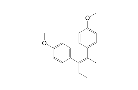 Benzene, 1,1'-(1-ethyl-2-methyl-1,2-ethenediyl)bis[4-methoxy-