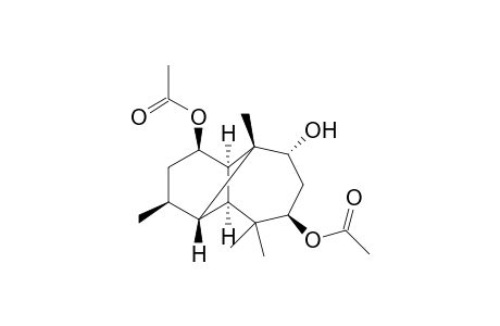 (1R,3S,4S,5S,7R,9R,10R,11R)-1,7-Diacetyloxy-9-hydroxylongipinane