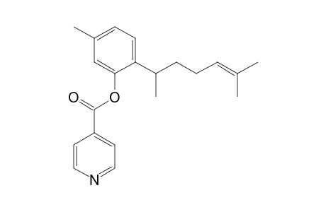 isonicotinic acid [2-(1,5-dimethylhex-4-enyl)-5-methyl-phenyl] ester
