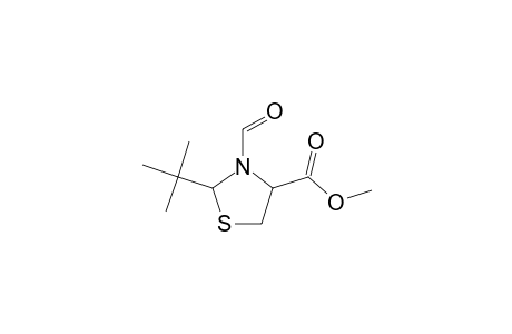 2-tert-Butyl-3-formyl-4-thiazolidinecarboxylic acid methyl ester