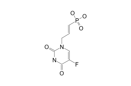 N-(1)-[(E)-DIHYDROXYPHOSPHONYLPROP-2-ENYL]-5-FLUOROURACIL